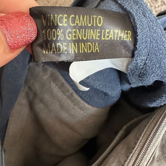 Vince Camuto, genuine leather blue Crossbody/shoulder bag - Picture 14 of 16